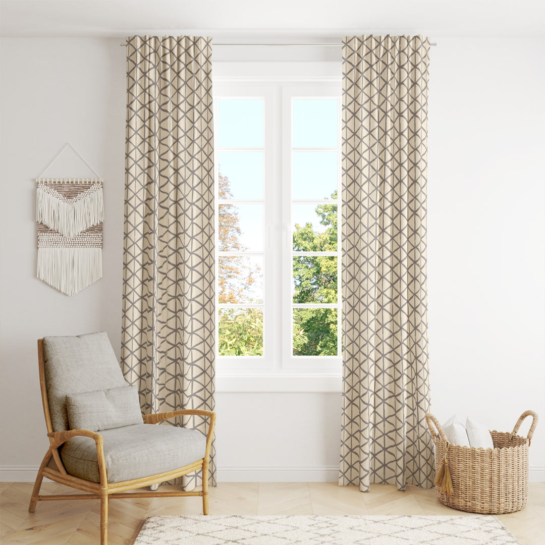 Natural Neutrals Curtain Panel Set – Common Thread (Cubic)