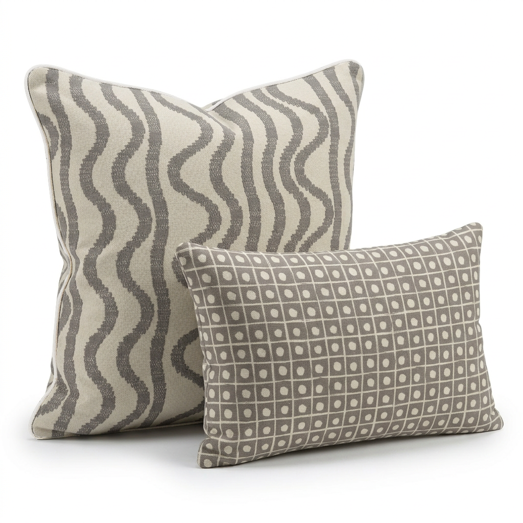 Natural Neutrals Reversible Pillow Pair – Common Thread