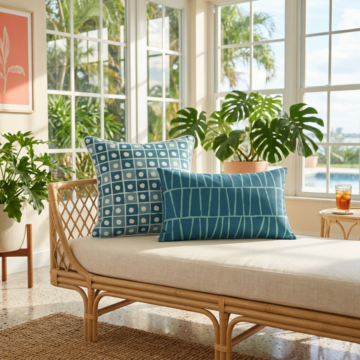 Reversible Pillow Pair – Curacao