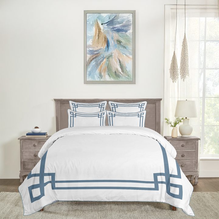 3 or 5 Piece Cotton Duvet Cover Set | Anne