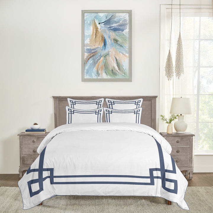 3 or 5 Piece Cotton Duvet Cover Set | Anne