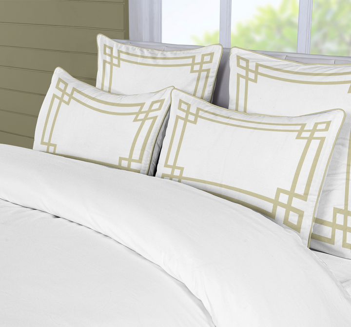 3 or 5 Piece Cotton Duvet Cover Set | Anne