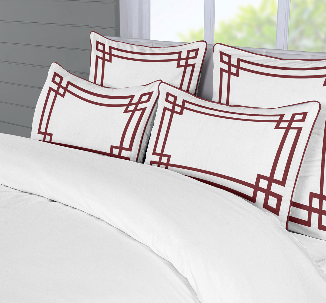 3 or 5 Piece Cotton Duvet Cover Set | Anne