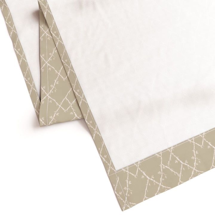Verdant Fig™ Curtain Panel Set (2 Panels) – Trellis (Khaki)