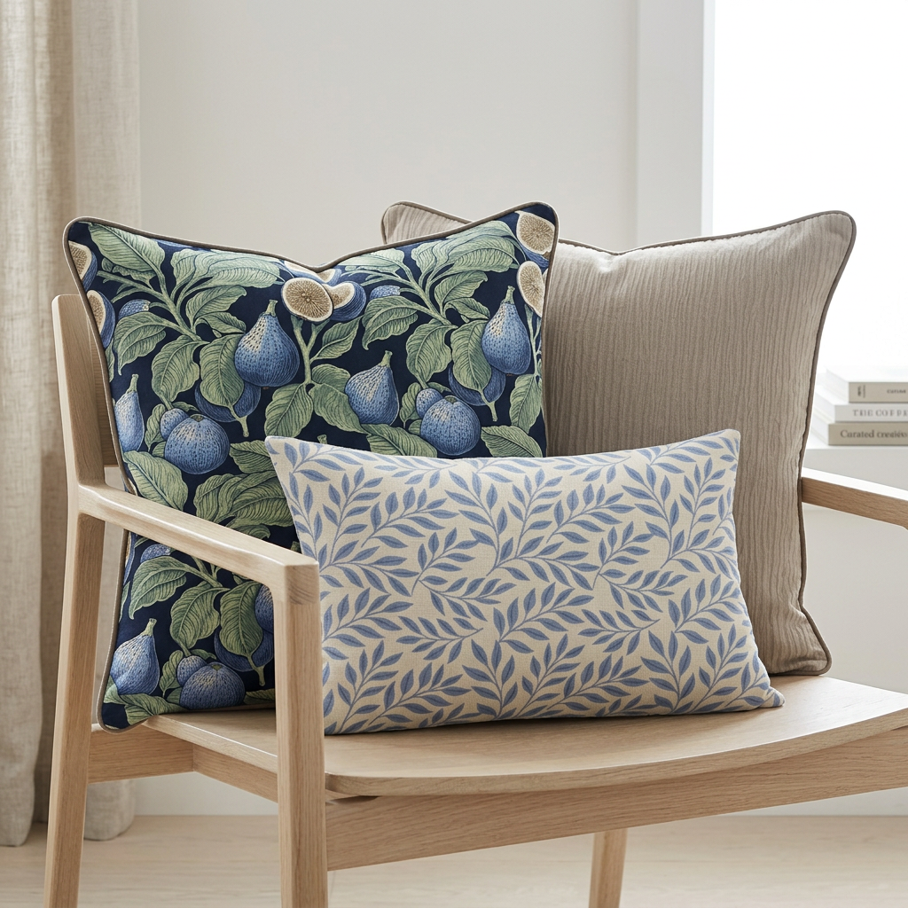 Verdant Fig™ Pillow Trio - Fig &amp; Ink