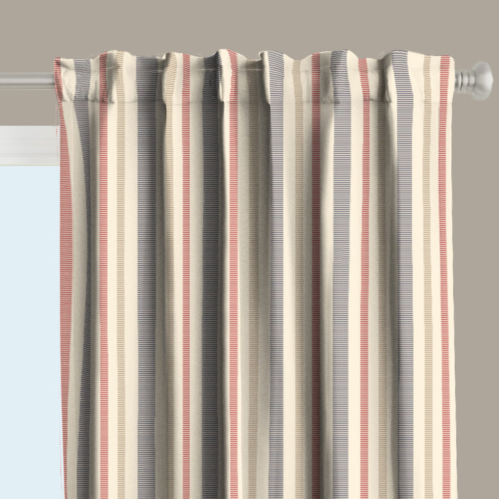 Ikat Fusion Curtain Panel Set – Americana