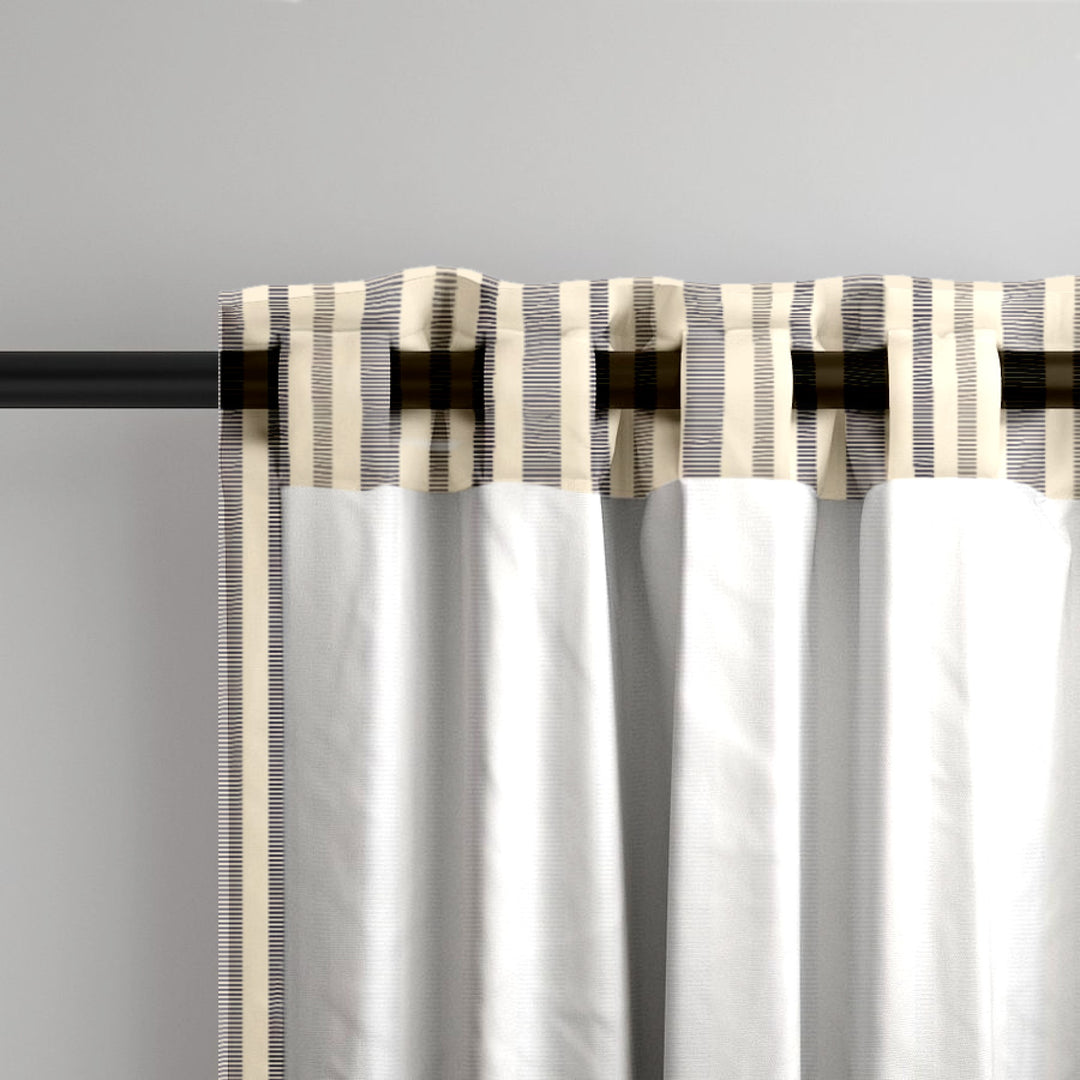 Ikat Fusion Curtain Panel Set – Americana