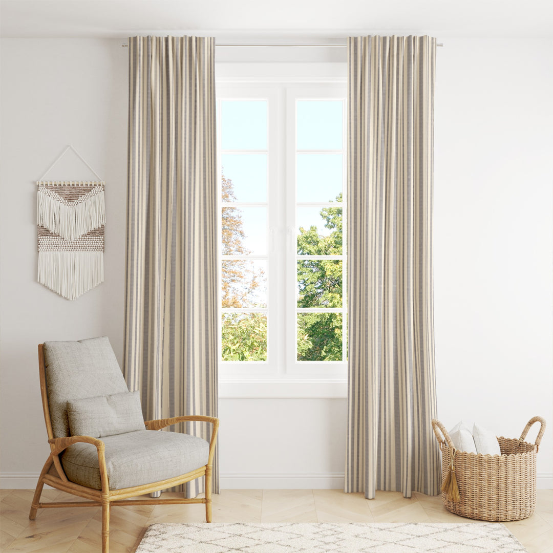 Ikat Fusion Curtain Panel Set – Americana
