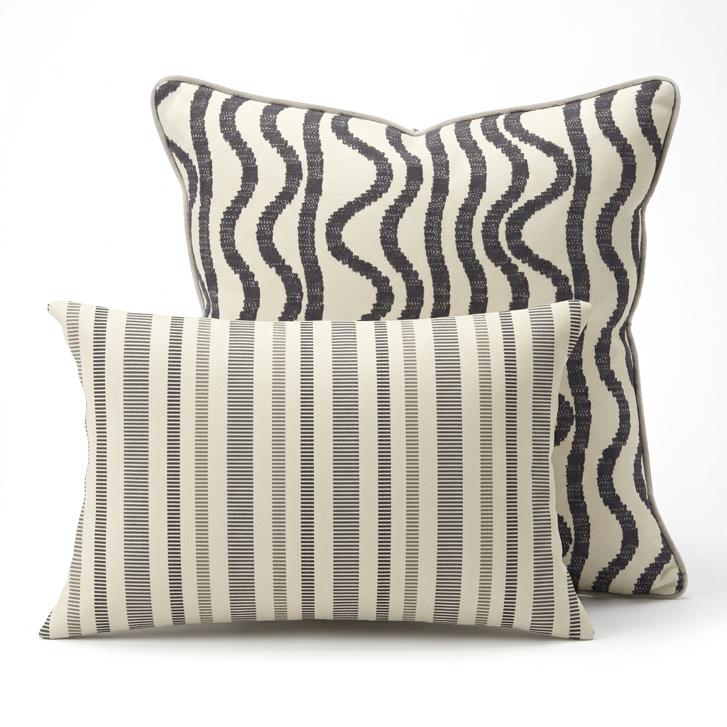Ikat Fusion Coordinates Pair – Americana (Indigo)
