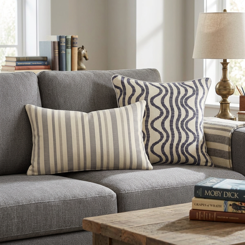 Ikat Fusion Coordinates Pair – Americana (Indigo)