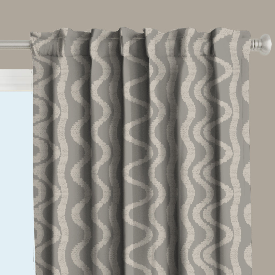 Natural Neutrals Curtain Panel Set – Overcast (Swoodle)