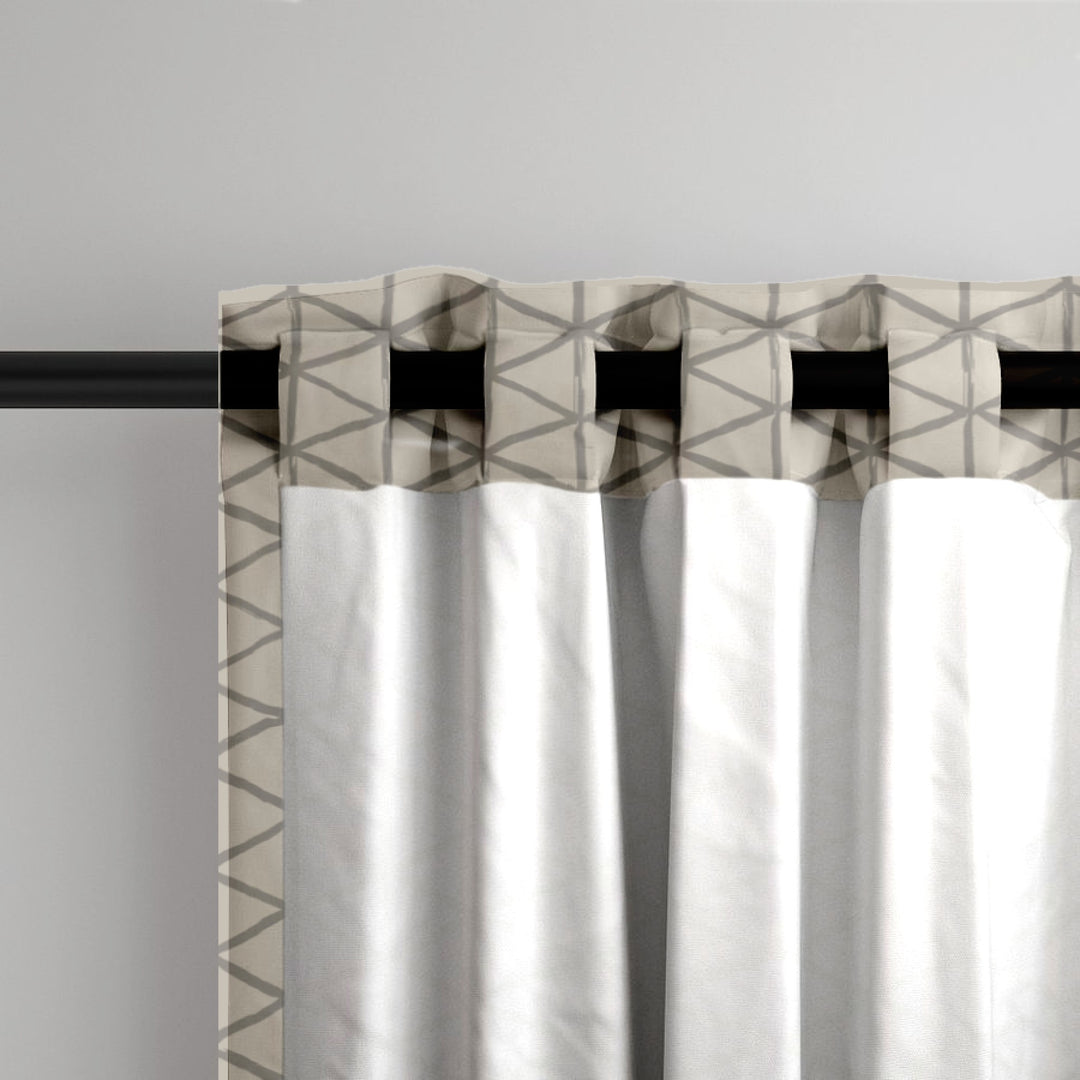 Natural Neutrals Curtain Panel Set – Overcast (Cubic)