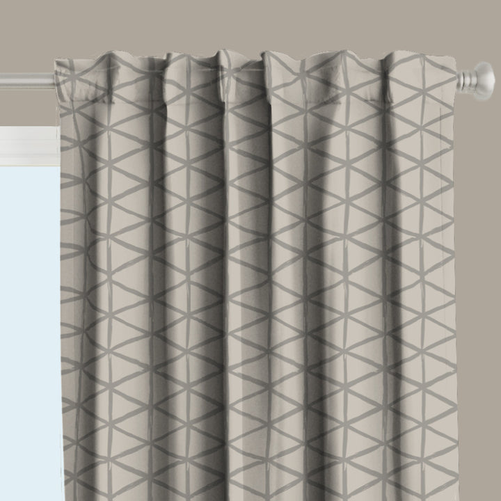 Natural Neutrals Curtain Panel Set – Overcast (Cubic)