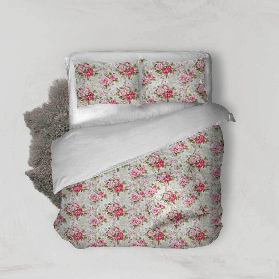 Vintage Cottage Collection Duvet Cover Set - Shelaugeh