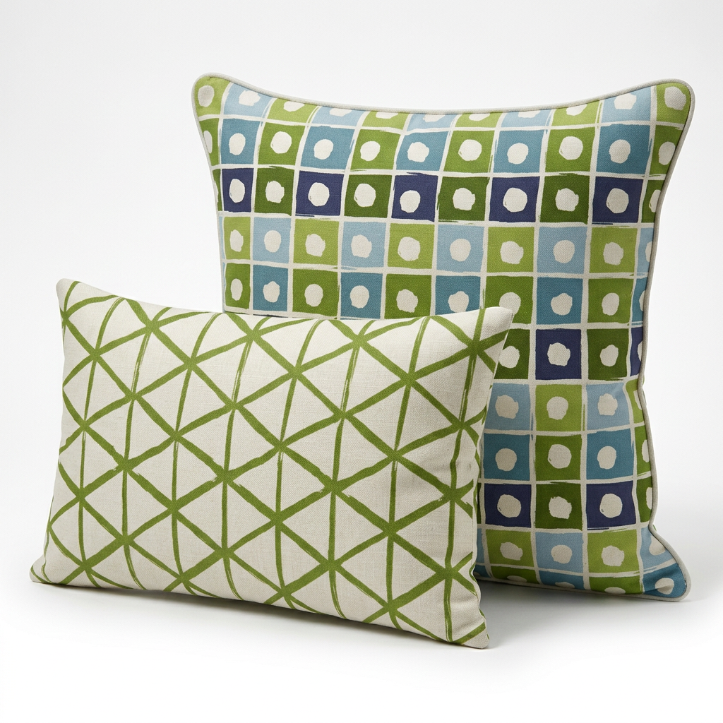 Reversible Pillow Pair – Tidal