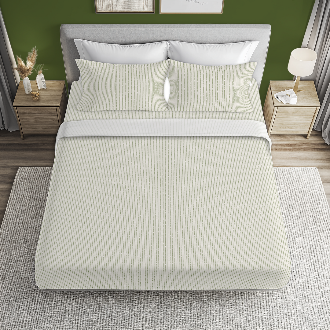 Midnight Garden™ Sheet Set – Stippled Stripe