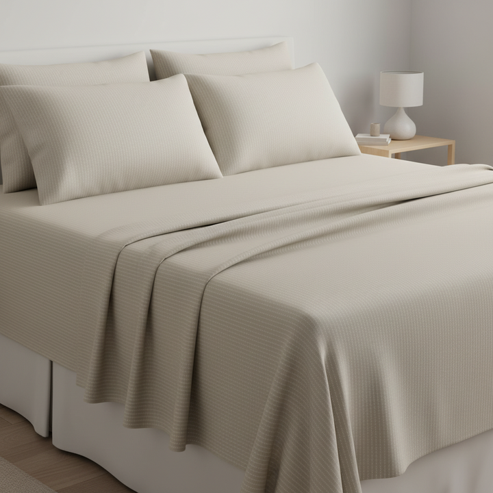 Midnight Garden™ Sheet Set – Stippled Stripe