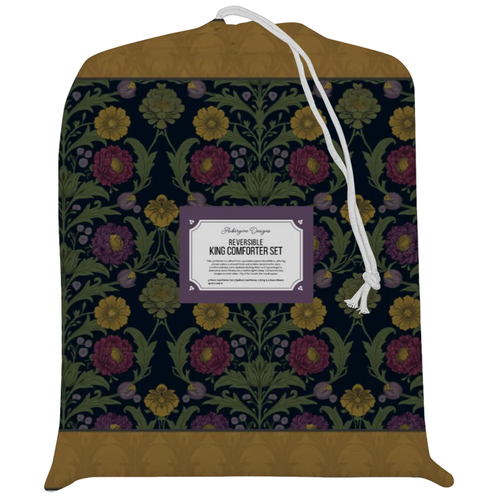 Harvest Garden™ Reversible Comforter Set - Library Jewels