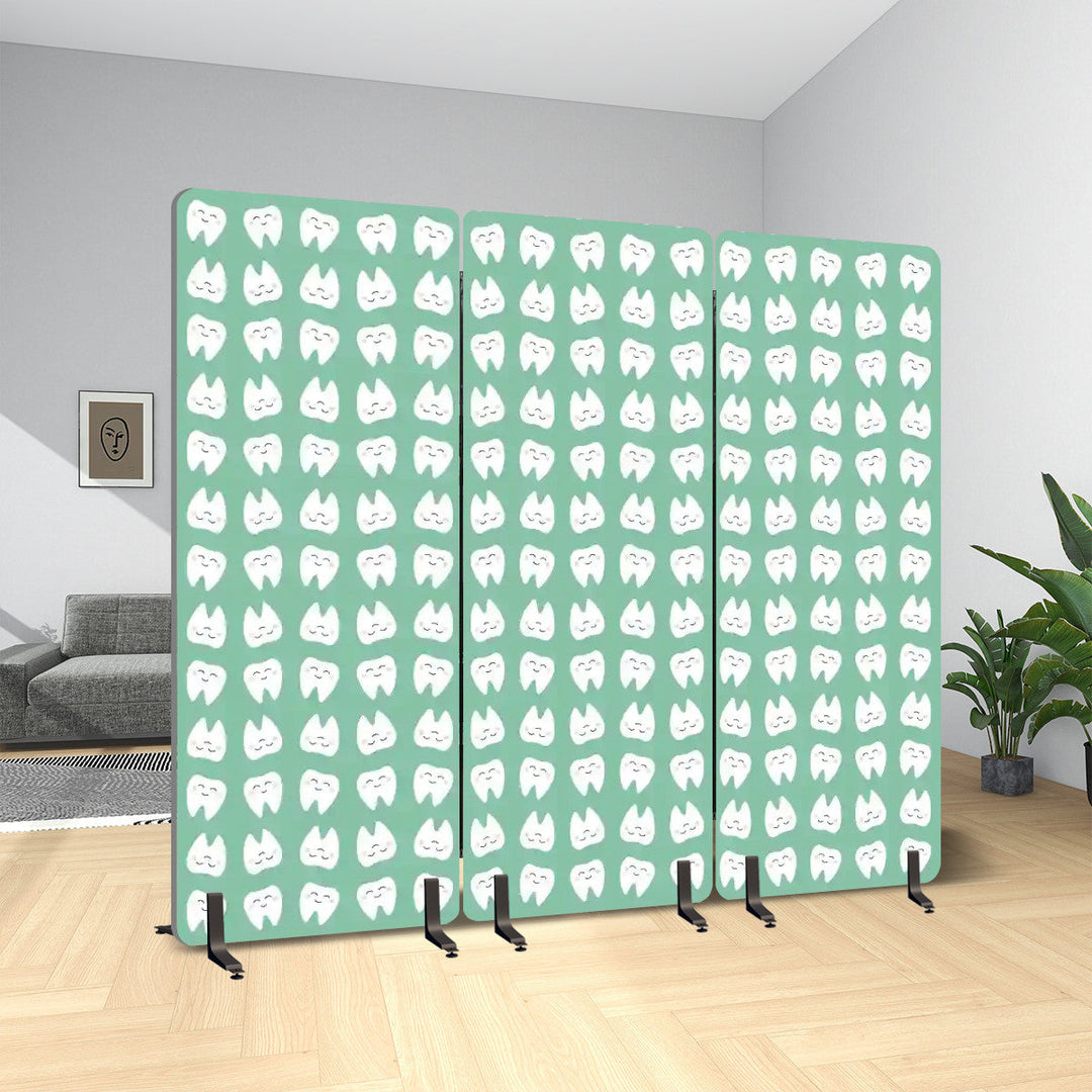 3 Panel Sound-Absorbing Room Divider / Happy Tooth