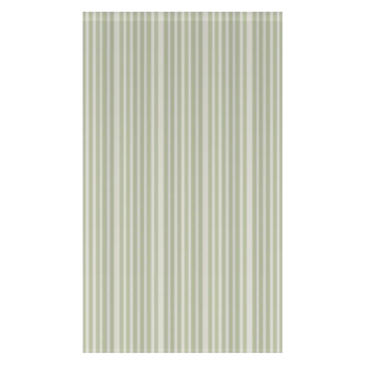 Window Curtain Set - Cotton Blend (2 Panels) | French Stripe - Celery