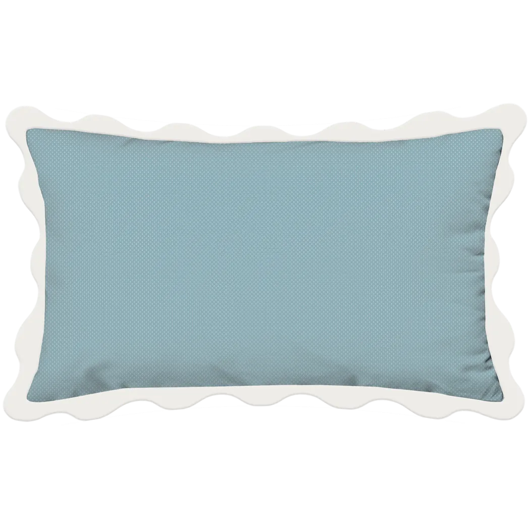 Vintage Cottage Collection Scalloped Duvet Cover Set - Emma (Bluejay)
