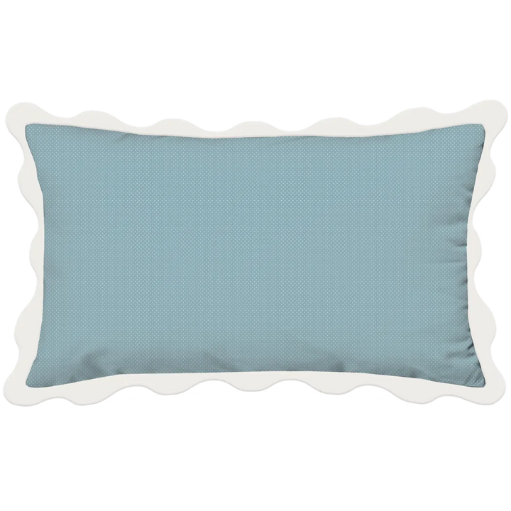 Vintage Cottage Collection Scalloped Duvet Cover Set - Emma (Bluejay)