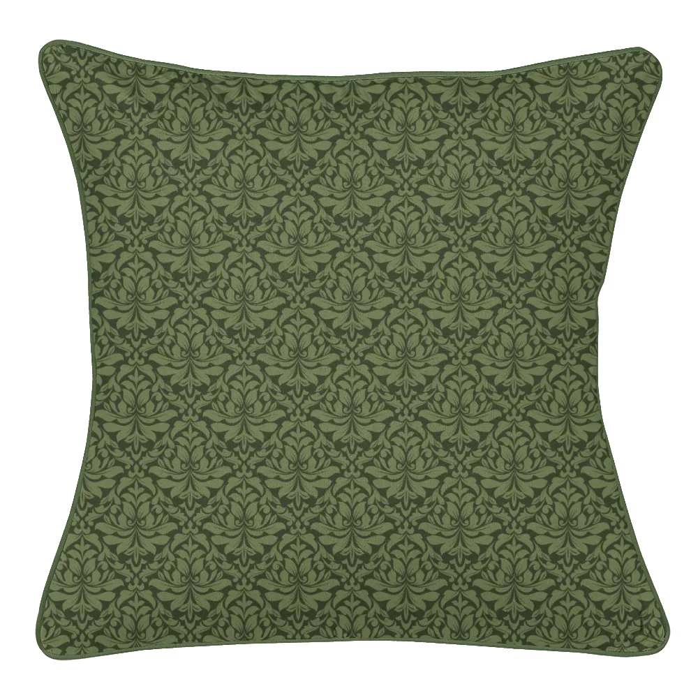 Midnight Garden™ Coordinates Pair – Damask (Green)