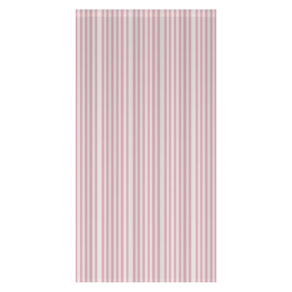 Window Curtain Set - Cotton Blend (2 Panels) | French Stripe - Babydoll
