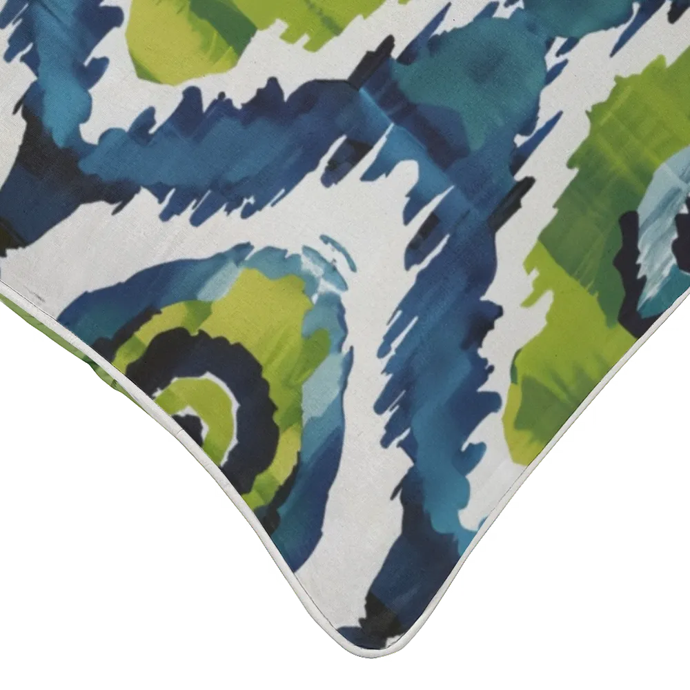 Ikat Fusion Pillow Trio – Lily Pad