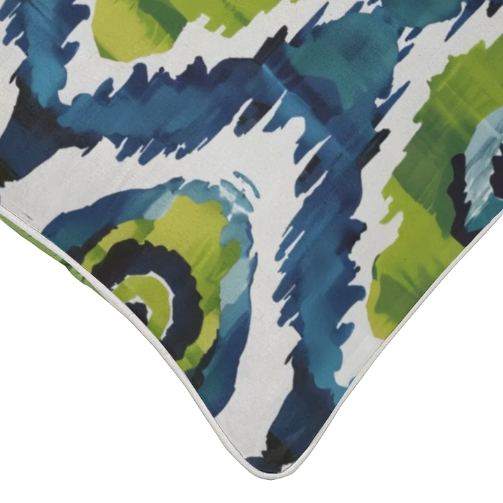 Ikat Fusion Pillow Trio – Lily Pad