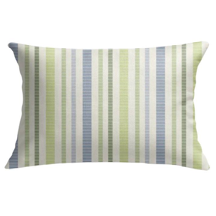 Ikat Fusion Pillow Trio – Kelp Ribbon