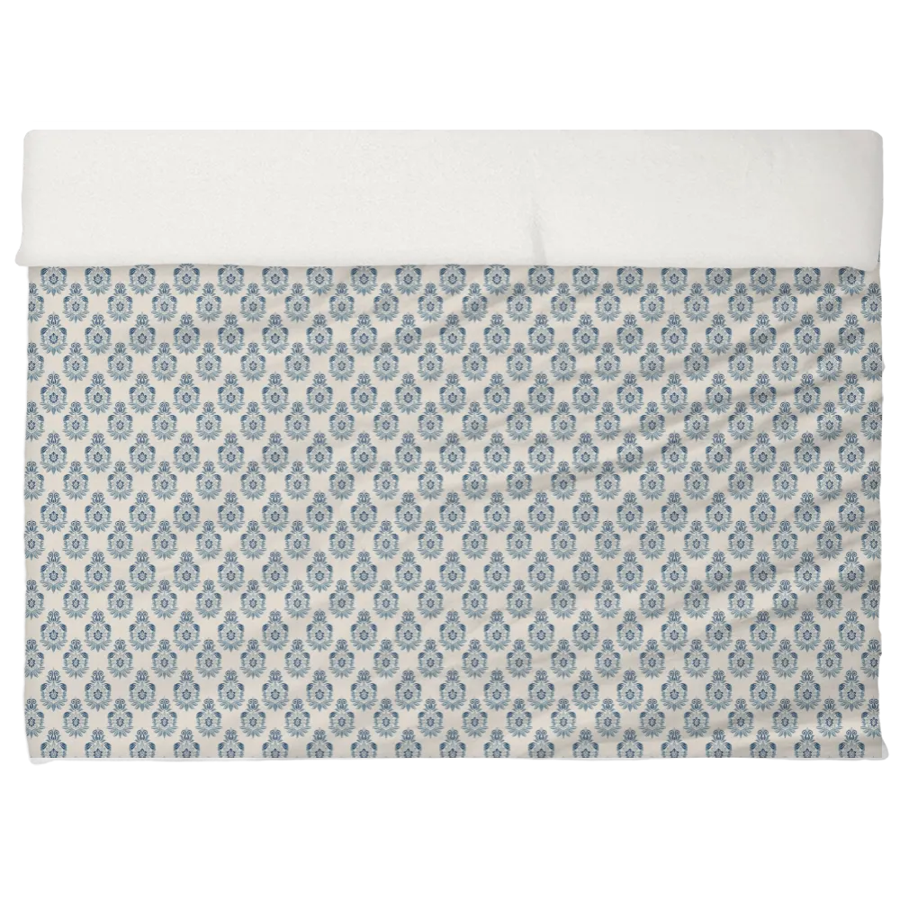 Blues &amp; Greens Anthology Duvet Cover Set – Ikat (Smoky Azurite)