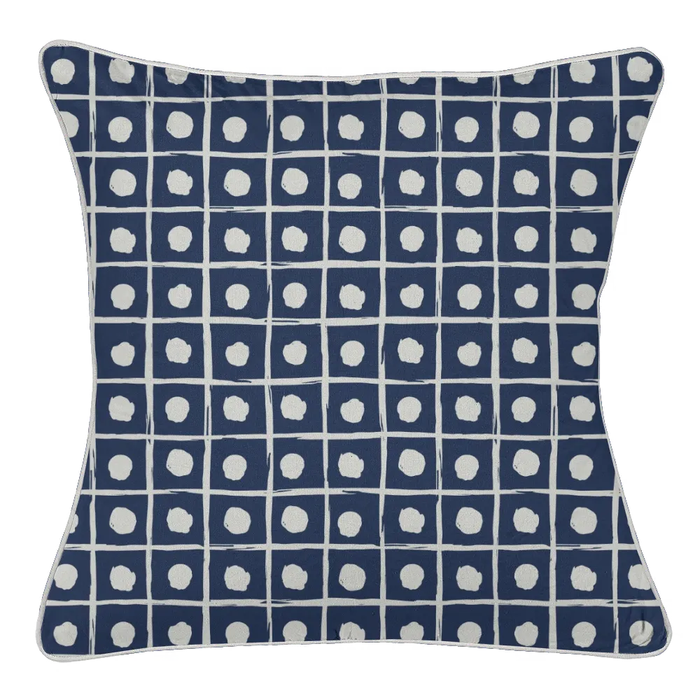 Ikat Fusion Coordinates Pair – Lily Pad (Pond)