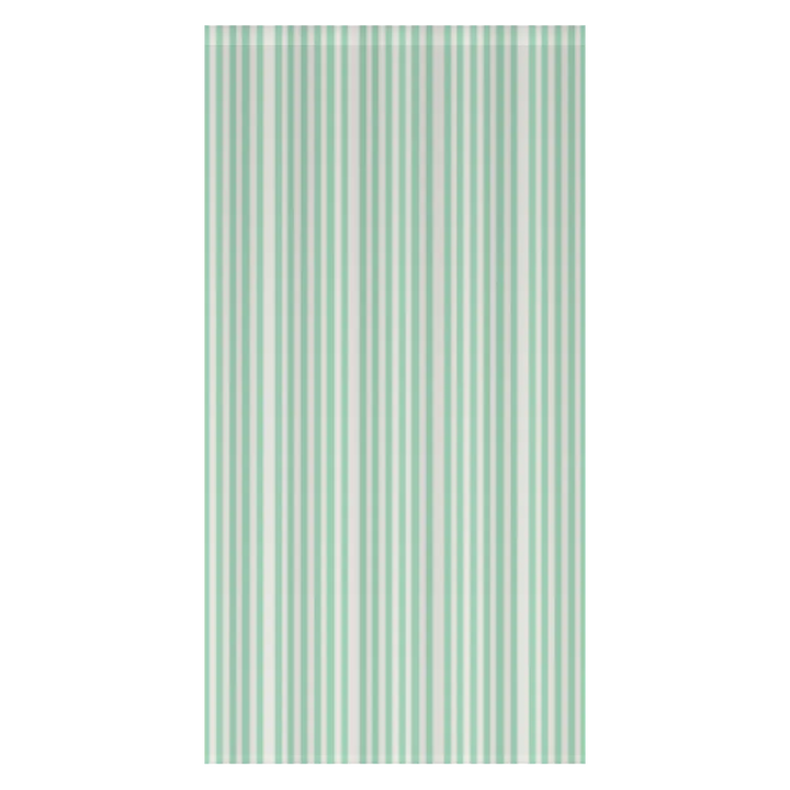 Window Curtain Set - Cotton Blend (2 Panels) | French Stripe - Seafoam