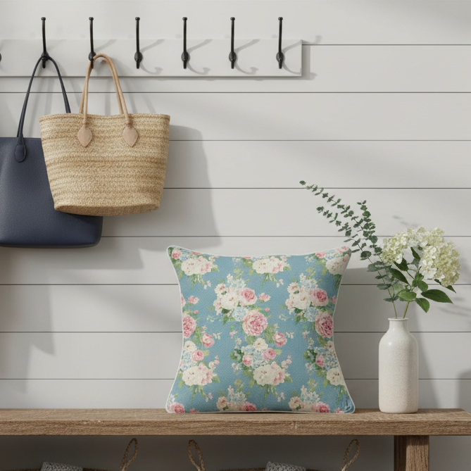Emma – Reversible Throw Pillow | Vintage Cottage Collection