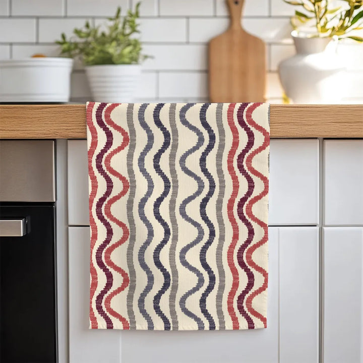 Ikat Fusion Tea Towel Set (6) – Americana (Geometric)