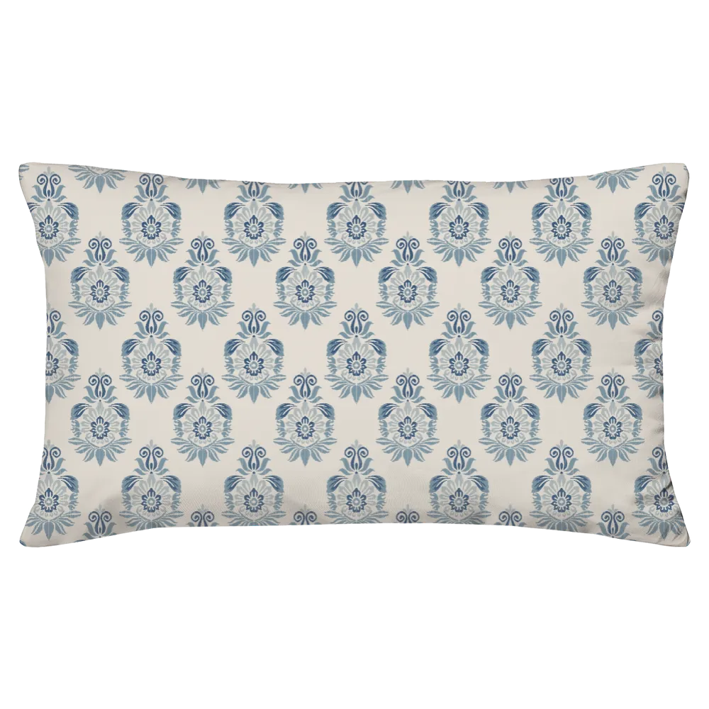 Blues &amp; Greens Anthology Duvet Cover Set – Ikat (Smoky Azurite)