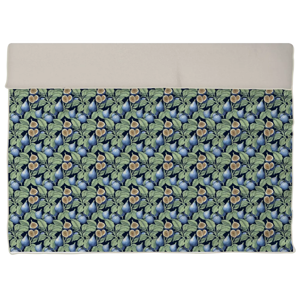 Verdant Fig™ Piped Edge Duvet Cover Set - Fig &amp; Ink
