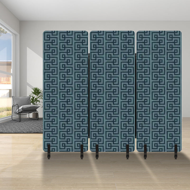 3 Panel Sound-Absorbing Room Divider / Tamesis