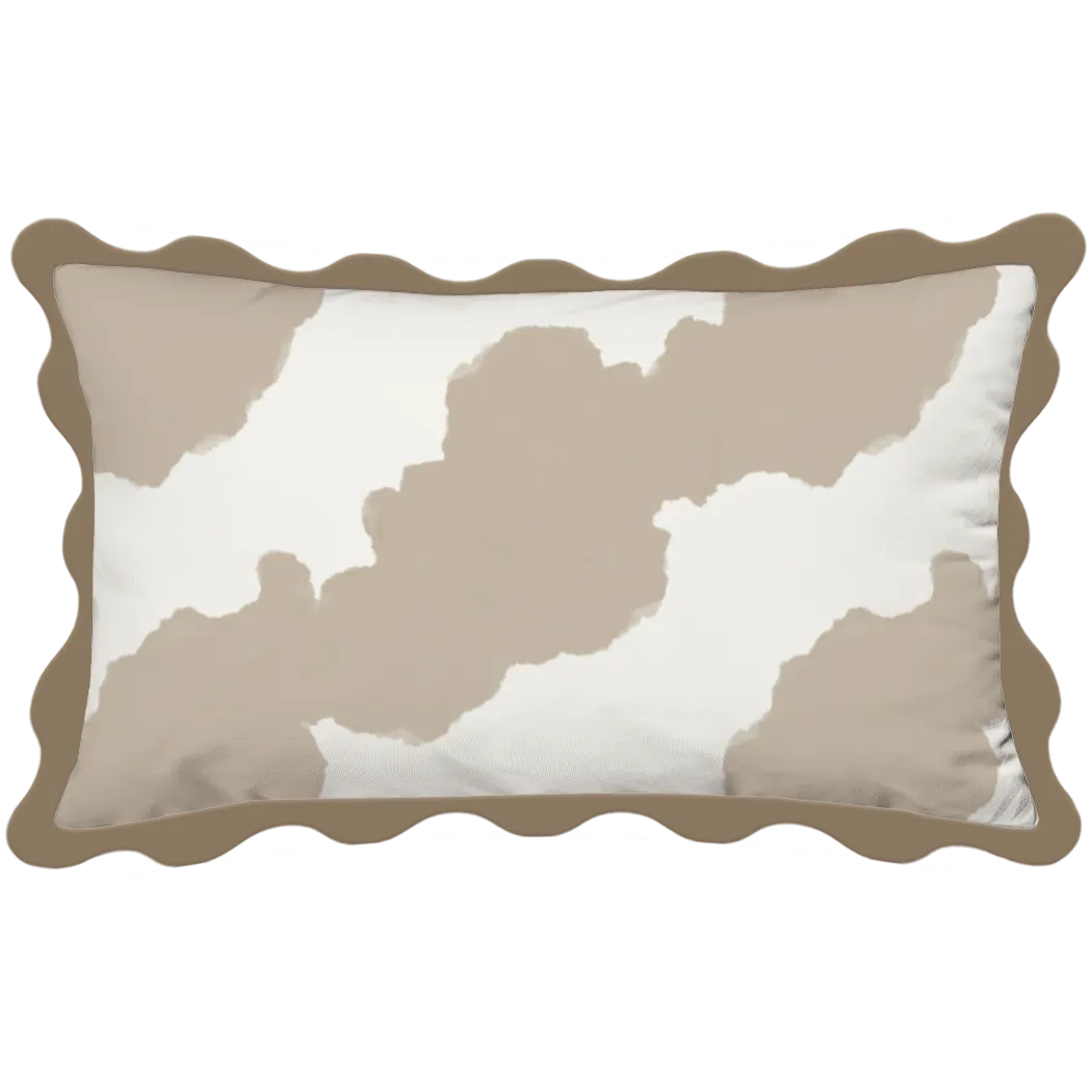 Form &amp; Field™ Scalloped Duvet Cover Set – Clouds (Universal Khaki)
