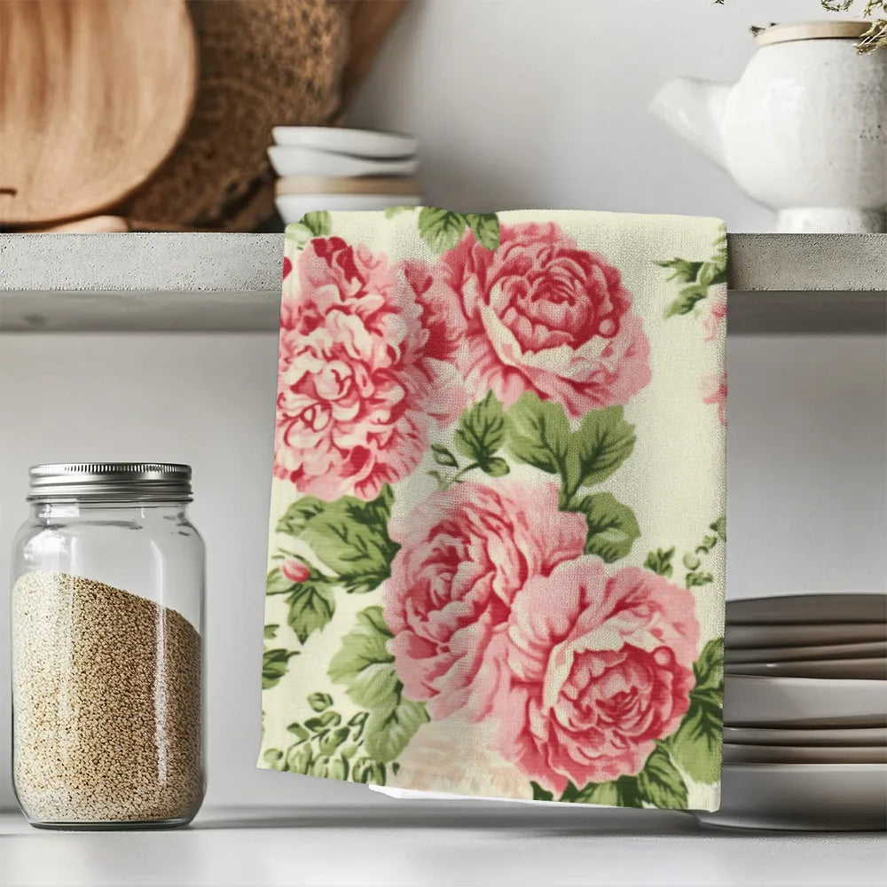 Sharron Tea Towel Set (4) | Vintage Cottage Collection
