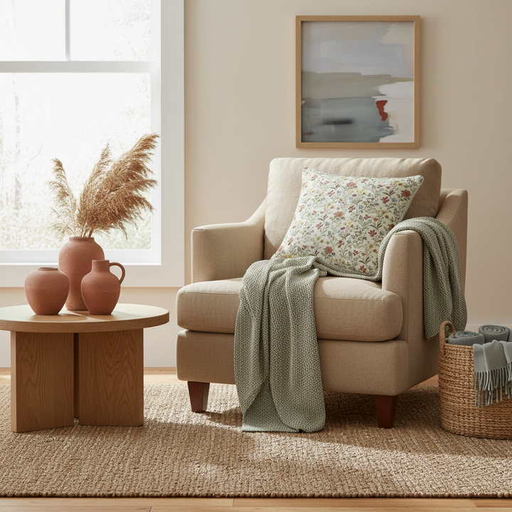 Form &amp; Field™ Piped Edge Throw Pillow – Floral