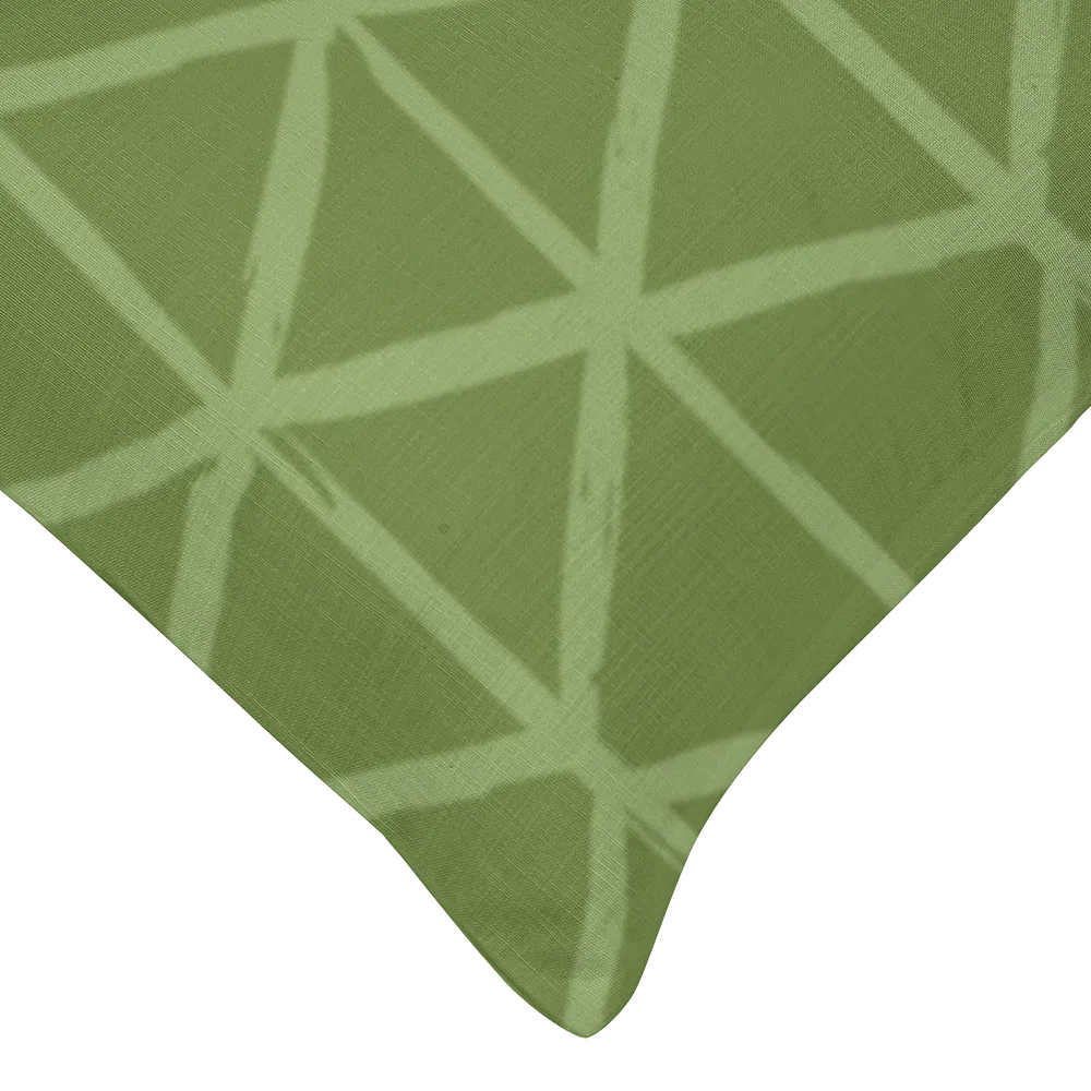 Ikat Fusion Coordinates Pair – Kelp Ribbon (Green)