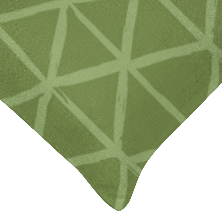Ikat Fusion Coordinates Pair – Kelp Ribbon (Green)