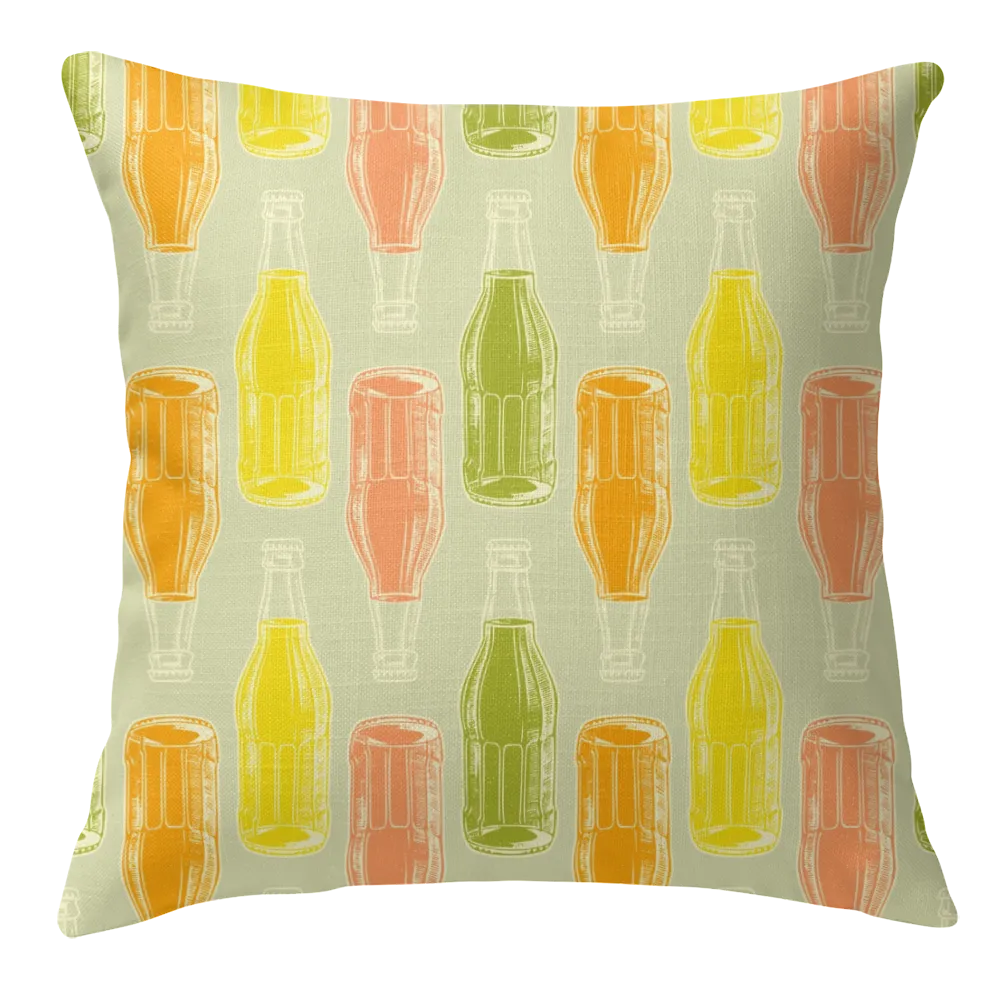 Soda Pop! Throw Pillow – Citrus Punch