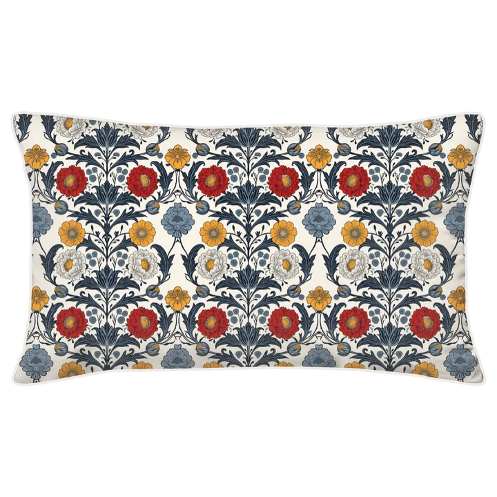 Sunlit Garden™ Piped Edge Duvet Cover Set - Heritage Garden