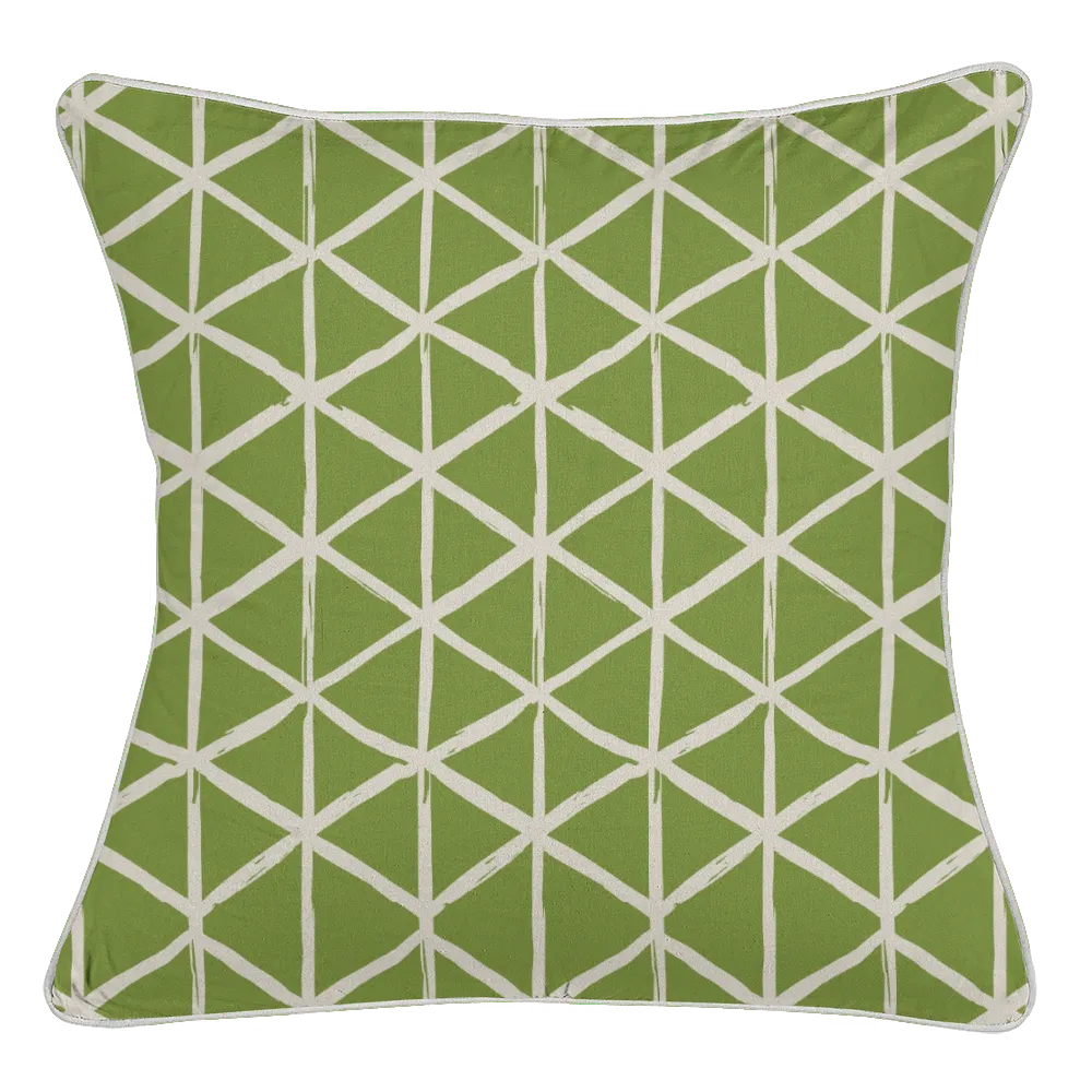 Ikat Fusion Pillow Trio – Peridot Blues