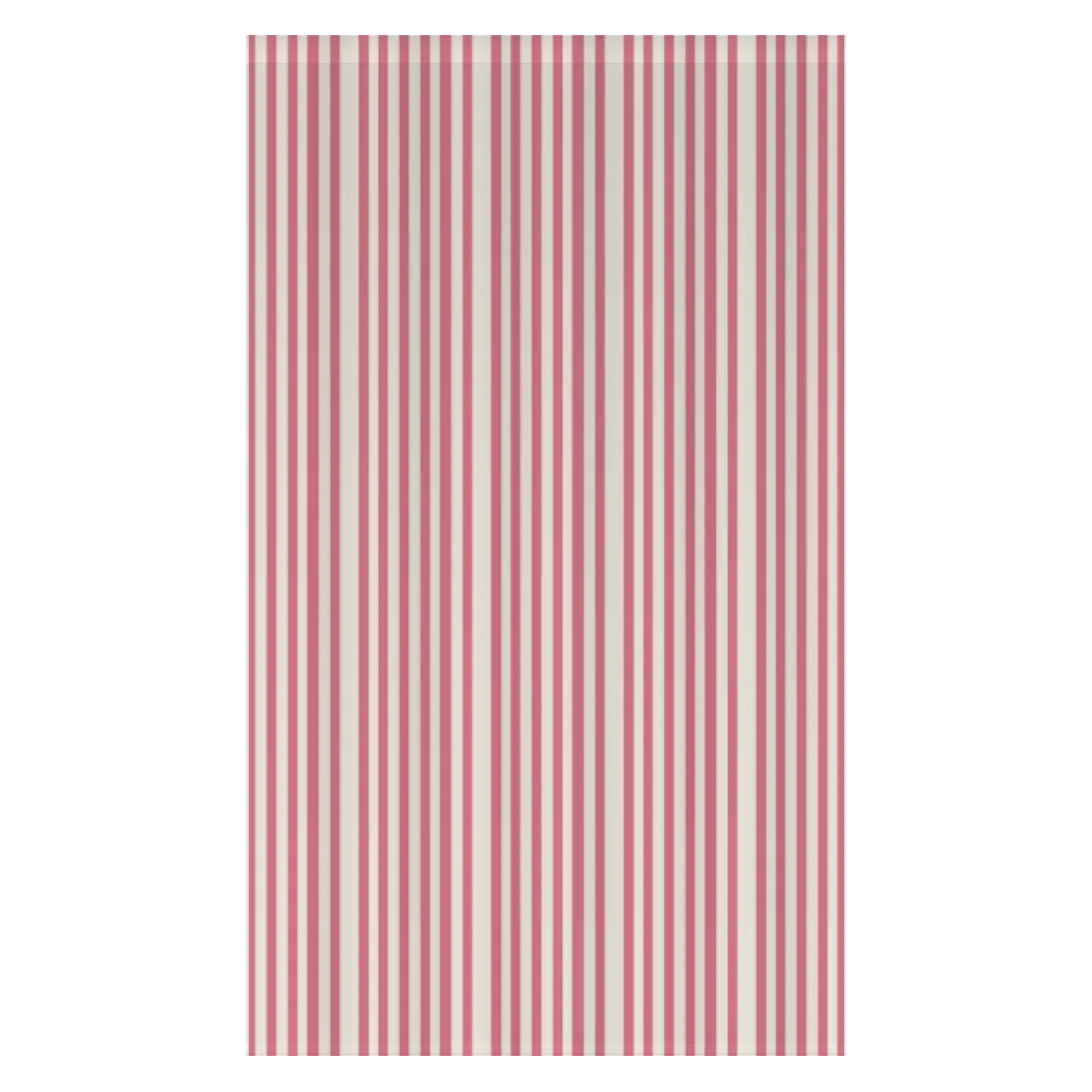 Window Curtain Set - Cotton Blend (2 Panels) | French Stripe - Peony