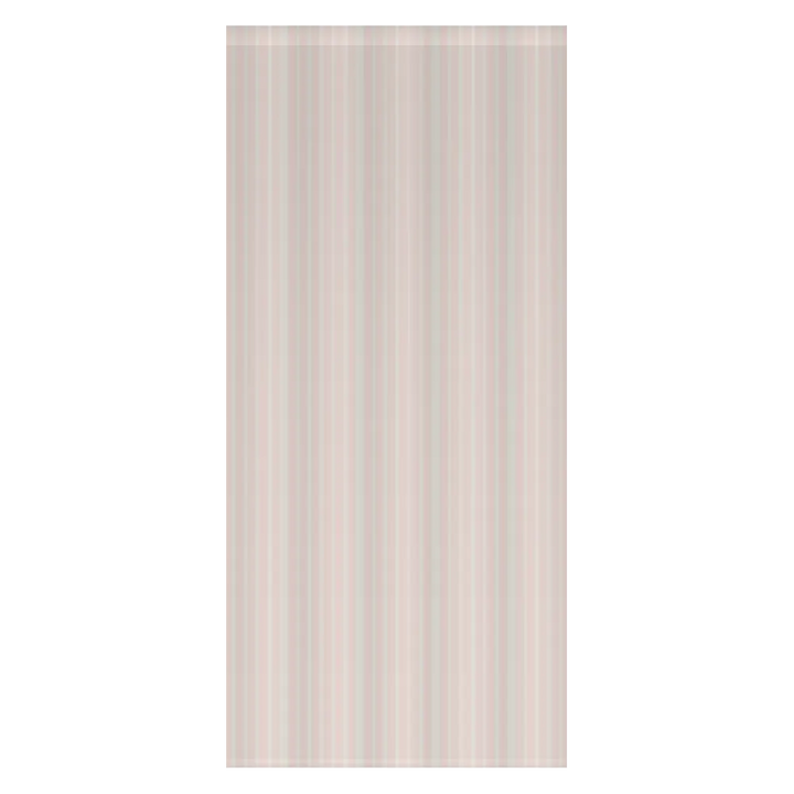 Window Curtain Set - Cotton Blend (2 Panels) | French Stripe - Ballet Pink