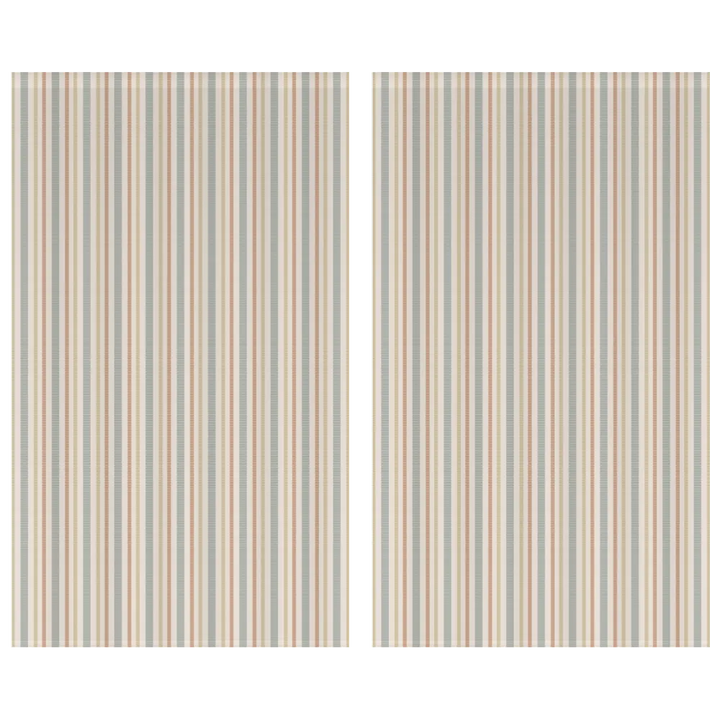 Ikat Fusion Curtain Panel Set – Sand &amp; Sea